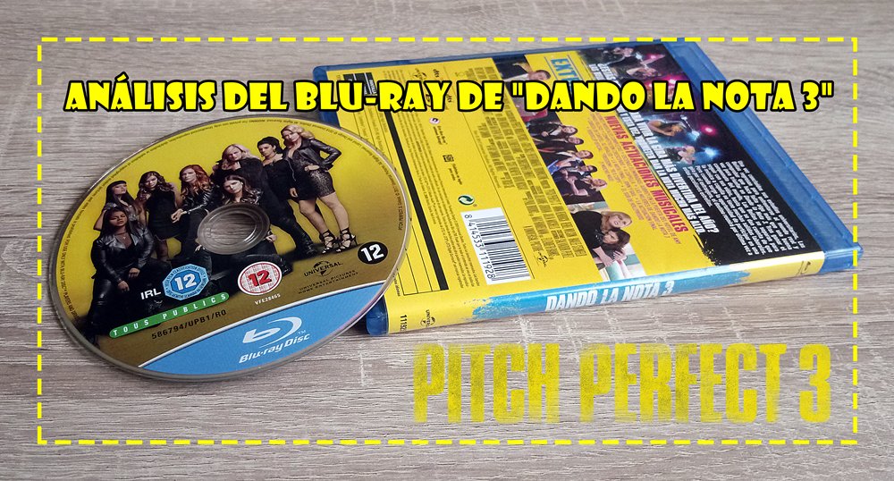 Cinefila_91's tweet photo. Cine en casa | Análisis de la edición, imagen, sonido y extras, más un reportaje fotográfico del #BluRay de la última entrega de las Bellas: #DandoLaNota3 (#PitchPerfect3), de @UniversalDVD_BD y @SonyPicsVideo ¡No os lo perdáis pitches!
➡️https://t.co/YxiBpt24ER https://t.co/7fx1H0QLeZ