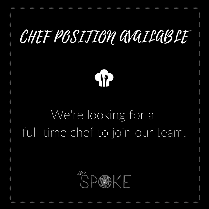 We are looking for a #chef to join our family! This is a full-time position, so if you're interested, drop in your CV to us at #TheSpoke! 😊 Share this post and tag a mate you think would be interested! 👨‍🍳 #job #holloway #london #jobopportunity #chefposition #fulltimejob
