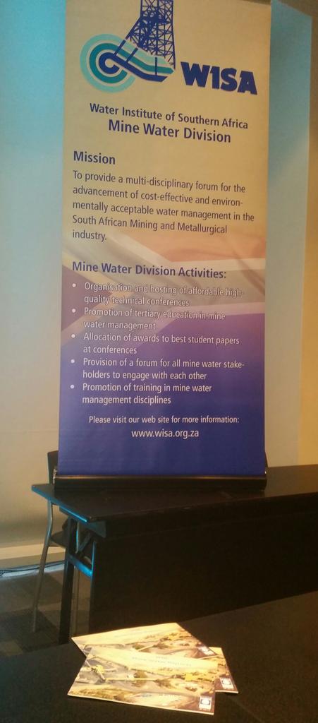 MWDWISA's tweet photo. Ready to go! Always a pleasure to work with @WaterResearchSA 
Joint event after tea at #WISA2018 today https://t.co/OQtiK6b9Mh