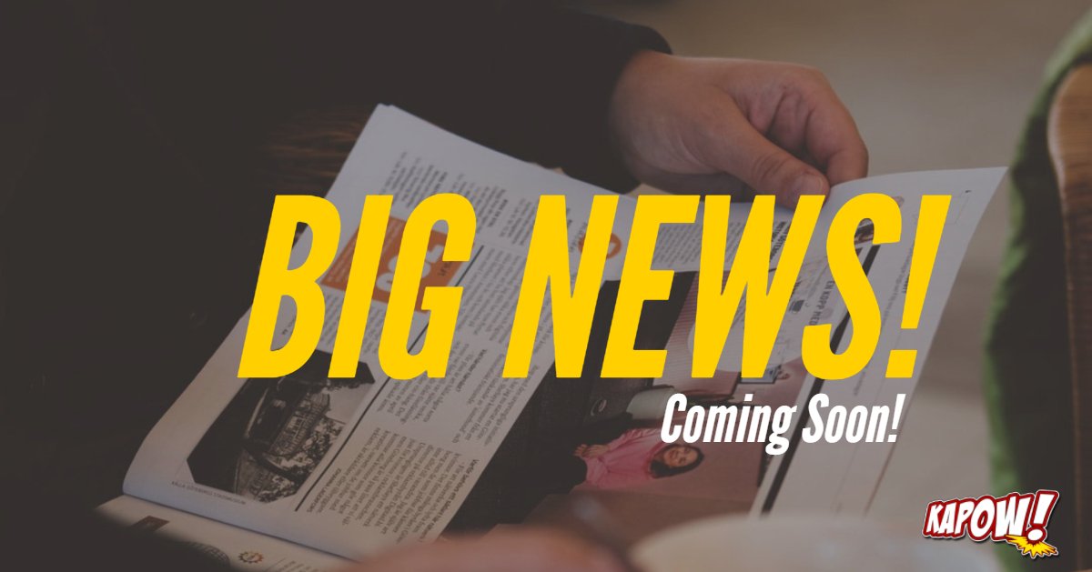 KapowKidsEvents's tweet photo. Some exciting news coming shortly about Kapow Events in August and September! #StayTuned https://t.co/MhTcbFCmTR
