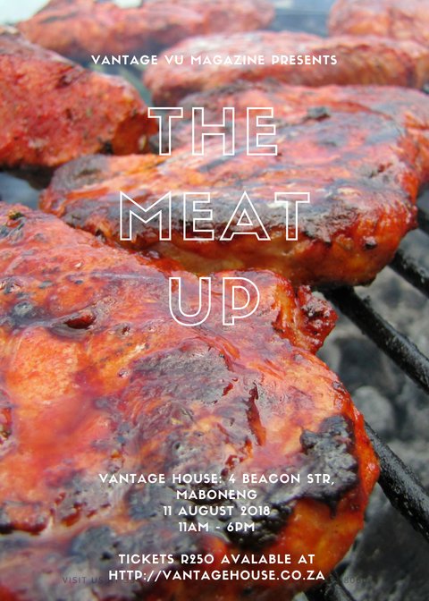 VantageMediaSA's tweet photo. Tag a friend and tell us what flavor of meat you would compare your friendship to, &amp; win tickets.

VENUE: Vantage House (4 Beacon Street, Maboneng)
TIME: 12pm till late
DATE: 11 August 2018

#TheMeatUp #VantageEvents #Competition #Win https://t.co/GoIsMQhIN5