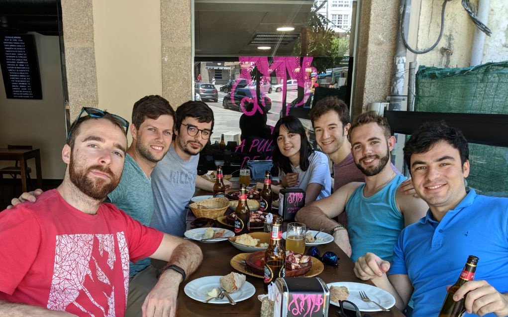 Within the last year <a href="/gnosisPM/">GnosisDAO</a> increased from 5 to 45 employees turning it into a portfolio company with an office in Gibraltar and dev hubs in Germany and Spain. Visiting our dev hub in beautiful Coruna this week. @denisgrana <a href="/Uxio0/">Uxío</a>