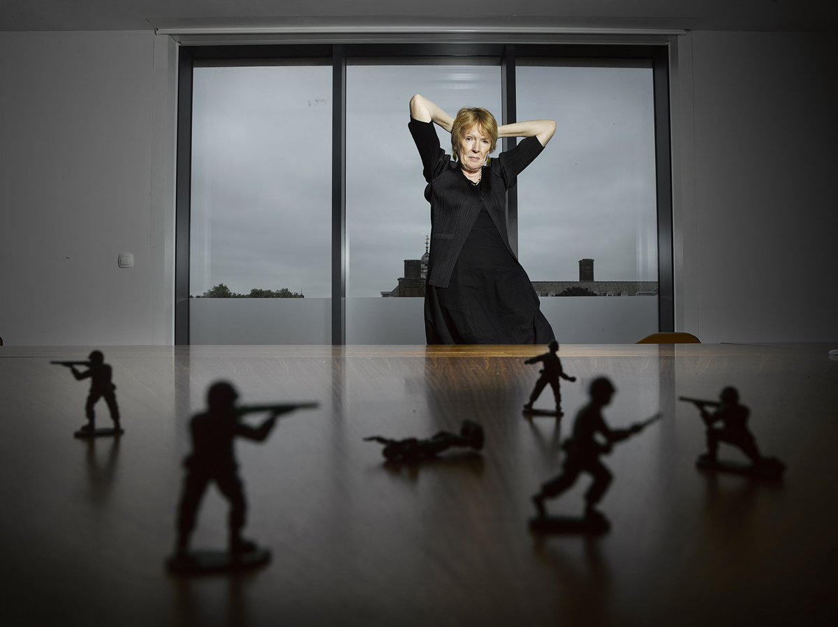 Here are some 'off official edit' files from the #portrait commission of Margaret MacMillan for #ReithLectures2018 @Reith_lectures with #toysoldiers from the @NAM_London shop #portraitphotography 'I played with a hand grenade as a child.' MM @BBCRadio4 @