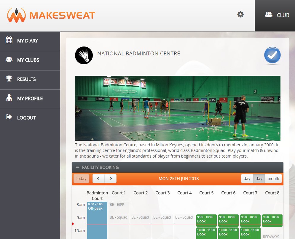 makesweat_com's tweet photo. Proud to be launching today with @BadmintonEnglnd for court bookings at the National Badminton Centre  https://t.co/ONvy1IxyHg https://t.co/ufaQkkUOX4