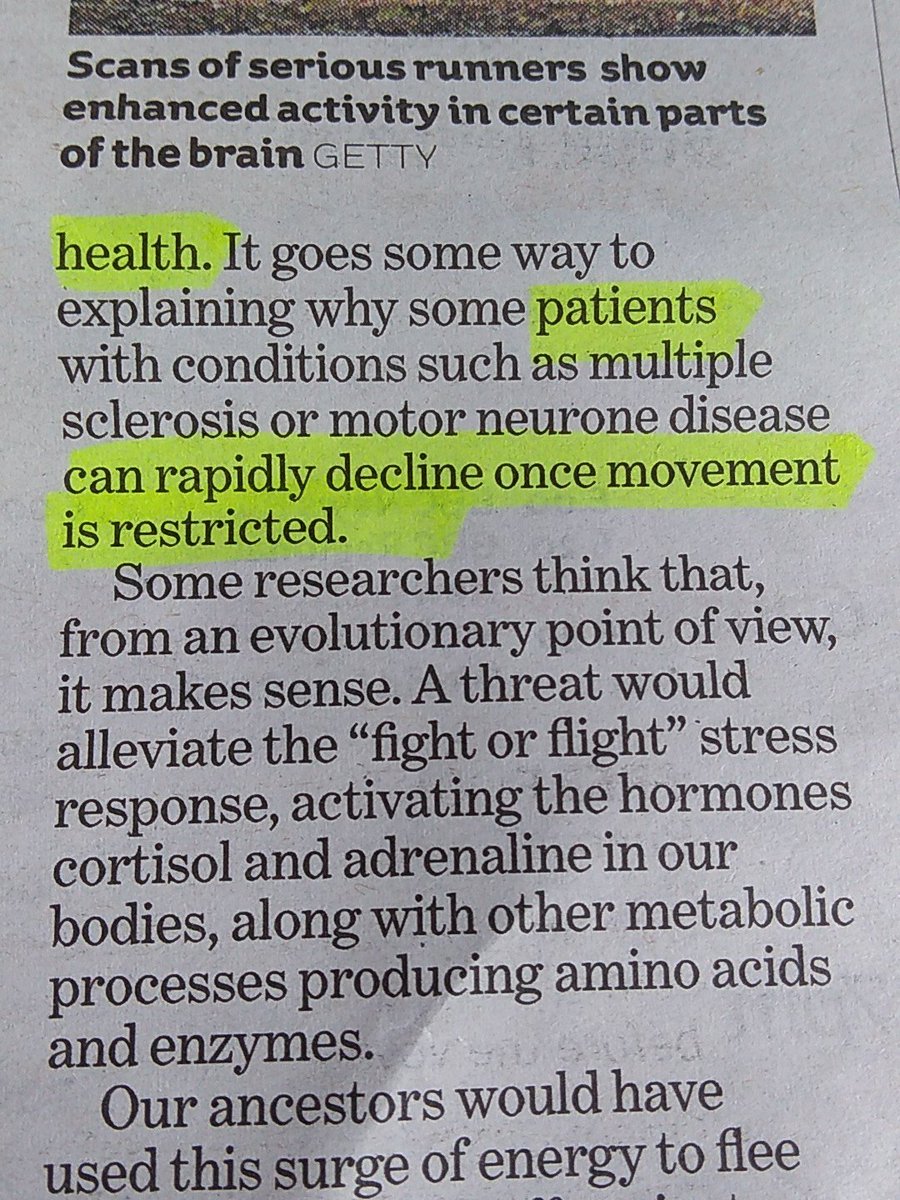 HealthPhysio's tweet image. Great article in the @theipaper today. Running:
☑️ Delays mental decline
☑️ Aids learning
☑️ Promotes muscle growth
☑️A powerful &apos;medicine&apos;

🏃🏃‍♀️👟🎽⛹️
#endPJparalysis #LoveActivity #ExerciseWorks