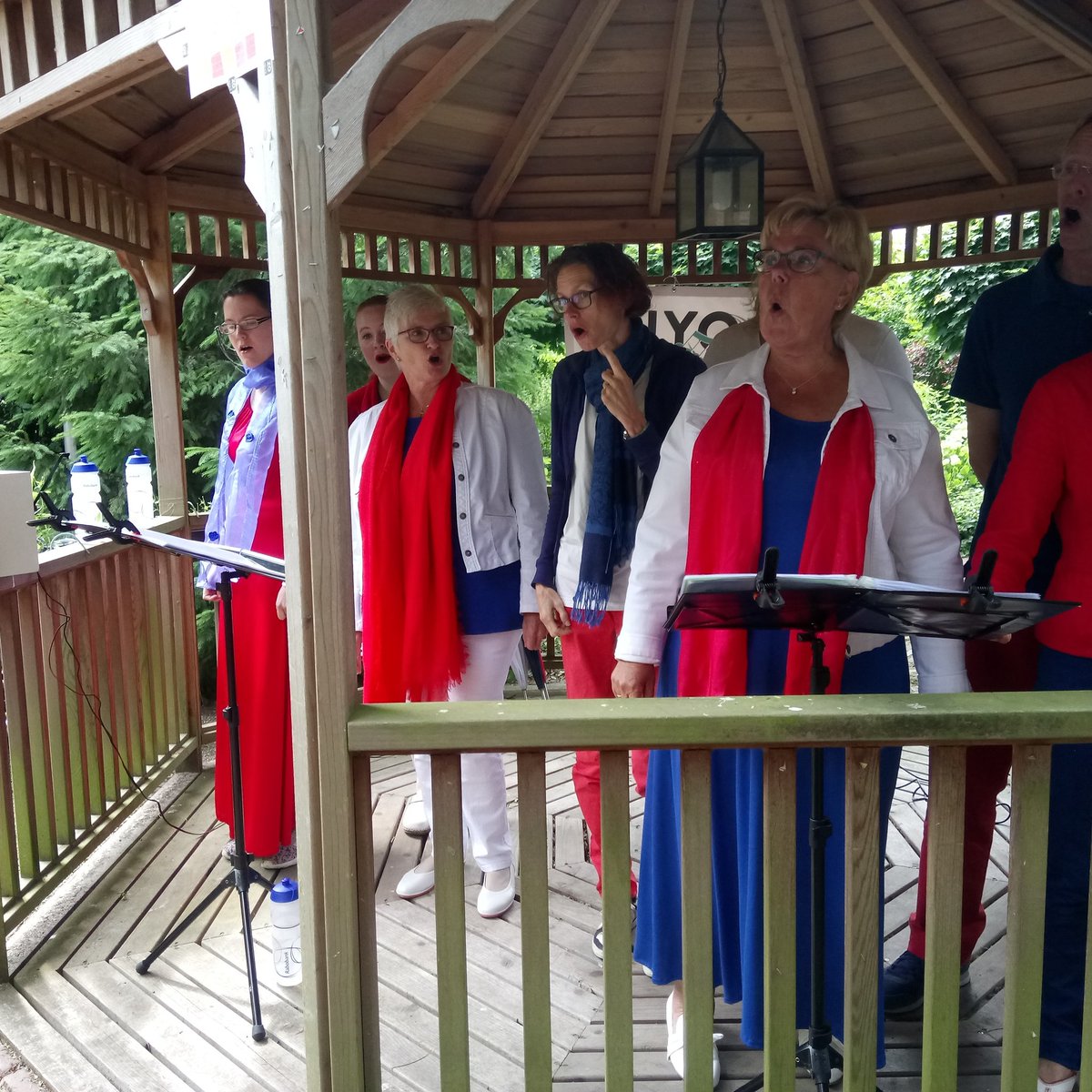 Muziek in de tuin was een gezellig feest. We zongen oud Hollandse liedjes. #voorschoten #zondag #ouderen #miyo #gezelligheid