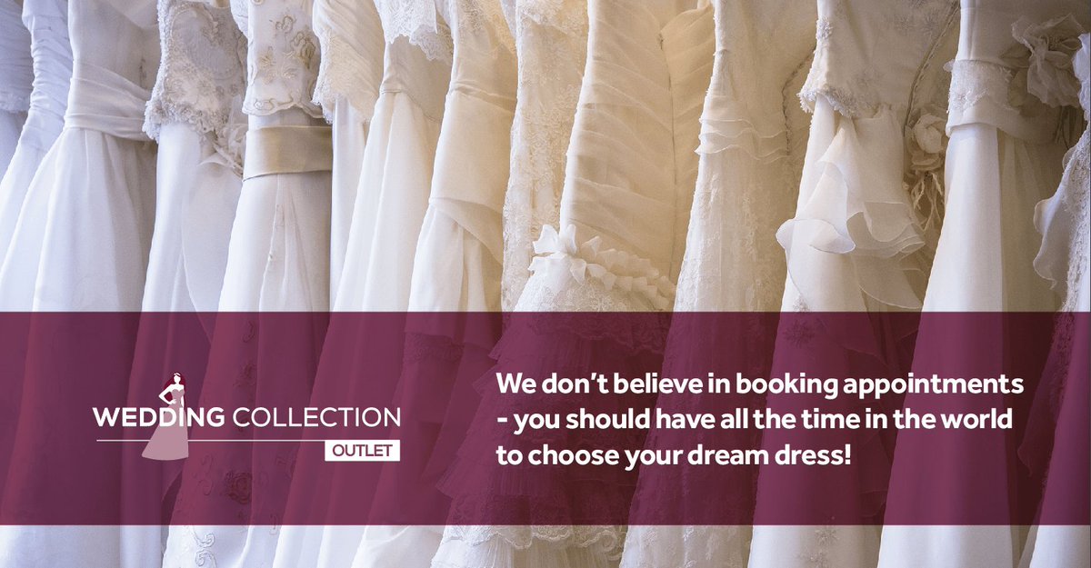 We think finding the perfect dress can't be rushed - which is why you don't have to book an appointment to visit us.