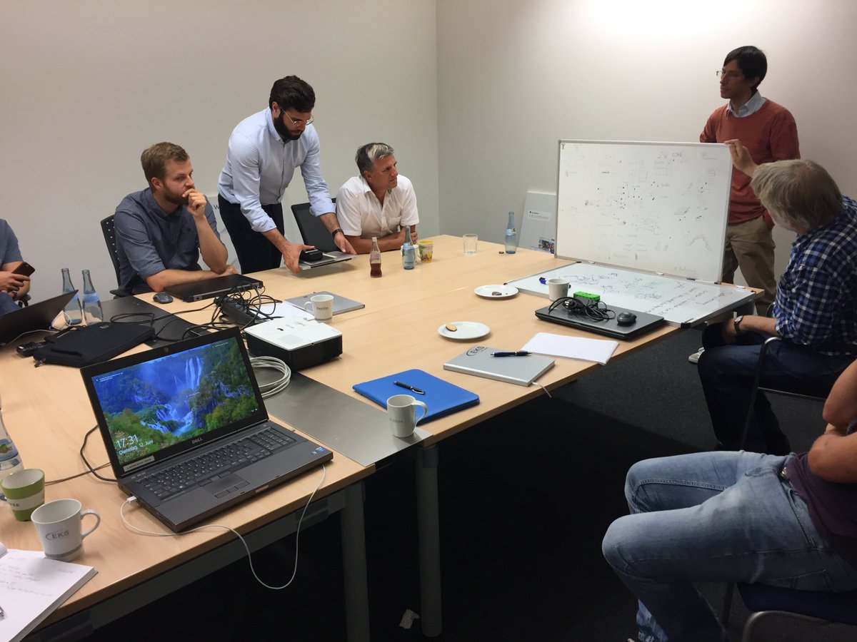 spear_project's tweet photo. SPEAR [GER Team] WP2 &amp; WP3 Workshop at @EKS_Intec #Weingarten - Presenting the results of the two days workshop WP2 &amp; WP3 #SPEAR #Project #ITEA #Workshop #Research #EnergyModels #Simulation #Optimisation #Results #NextChallenges https://t.co/DcaiH8Jxhw https://t.co/3itgMpCq2h