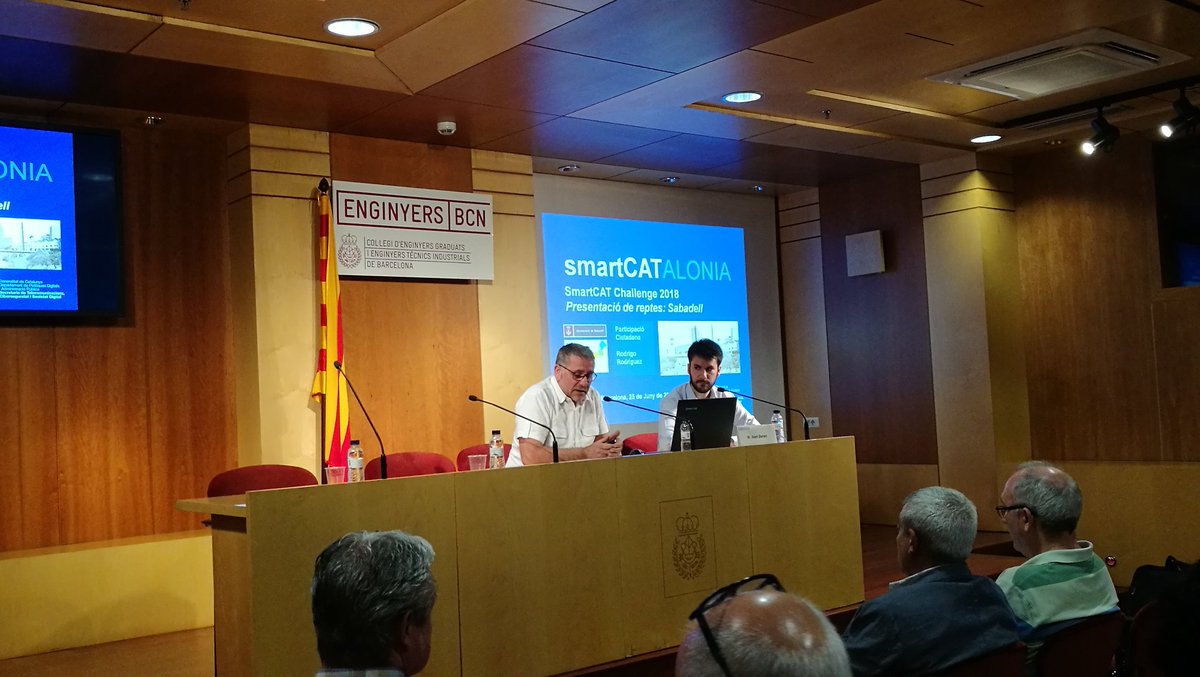 dca_cat's tweet image. L&apos;@Aj_Sabadell presenta els seus reptes en els àmbits de Medi Ambient, Comerç i Turisme, Seguretat ciutadana i Acció Social. Teniu solucions #smart? Ja us podeu apuntar a l&apos;#SmartCATChallenge! smartcatalonia.gencat.cat/ca/projectes/c…