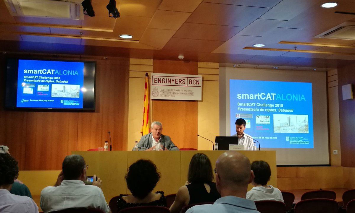 dca_cat's tweet image. L&apos;@Aj_Sabadell presenta els seus reptes en els àmbits de Medi Ambient, Comerç i Turisme, Seguretat ciutadana i Acció Social. Teniu solucions #smart? Ja us podeu apuntar a l&apos;#SmartCATChallenge! smartcatalonia.gencat.cat/ca/projectes/c…
