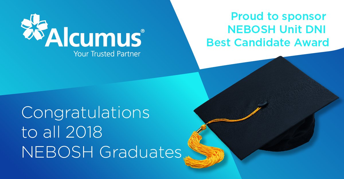 At the #NEBOSHGrad2018 today with <a href="/alcumusgroup/">Alcumus</a>. Looking forward to seeing all the graduates  their cap &amp; gowns!