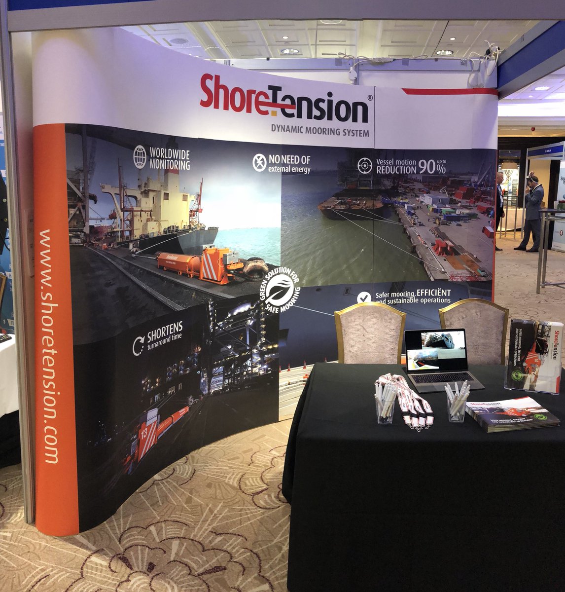ShoreTension's tweet photo. #Safe Mooring @IHMA2018 in London https://t.co/Rkgbo49Uu9