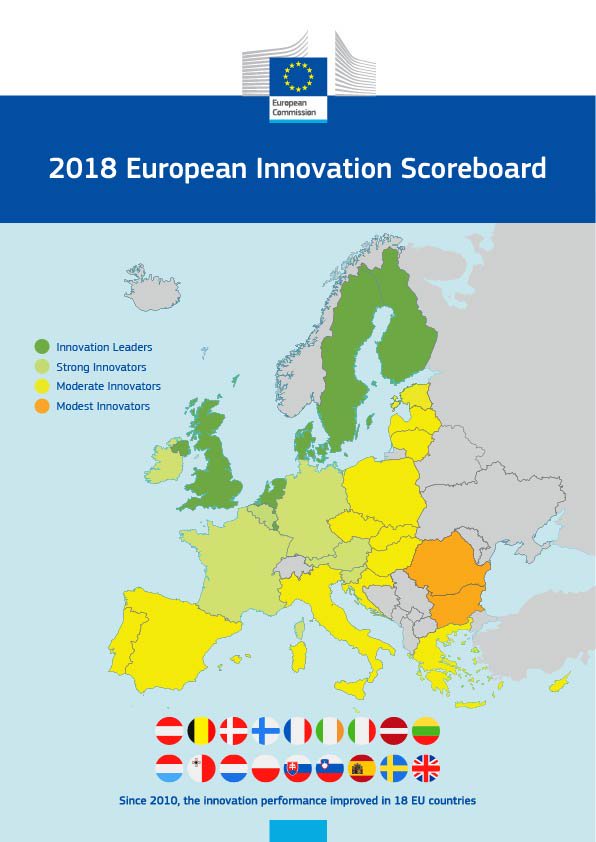 Where does your country rank? 📈Check out the #innovation performance of EU countries in the 2018 European Innovation Scoreboard! europa.eu/!ny47QK