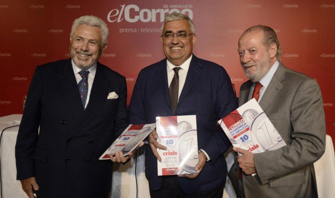 El cortijo Gota de Leche, sede social de <a href="/GMorerayVallejo/">Grupo Morera & Vallejo</a> , fue un año más el escenario escogido para la presentación de ‘El Anuario Económico Andaluz’ de <a href="/elCorreoWeb/">El Correo de Andalucía</a> ➡️ bit.ly/2MjLu2Q #Andalucía #Economía