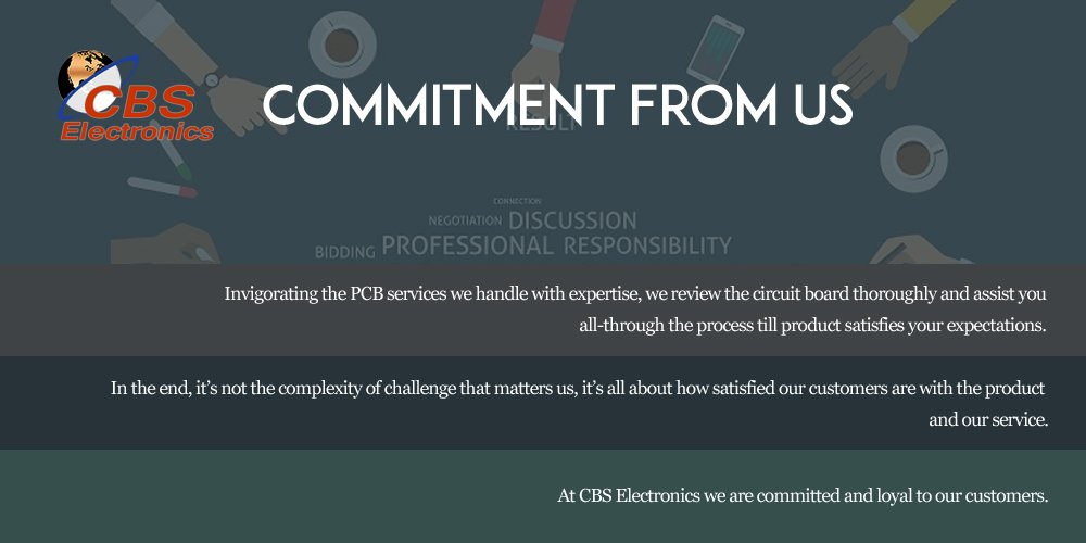 cbspcb's tweet image. Irrespective of the size (amount) of the product or service required, CBS Electronics takes up the challenge and strives towards perfection. 

Commitment from @cbspcb - bit.ly/2Lt448Y #electronics #PCBdesign