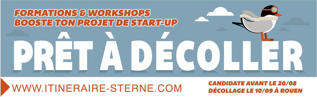 CANDIDATURES OUVERTES ! 
Besoin d'un coup de pouce pour lancer ton #projet #innovant ? Création de #startup : #workshops et #formations pendant 3 mois avec #Sterne 

Candidate avant le 20 août 2018 : swll.to/pYN9Cn