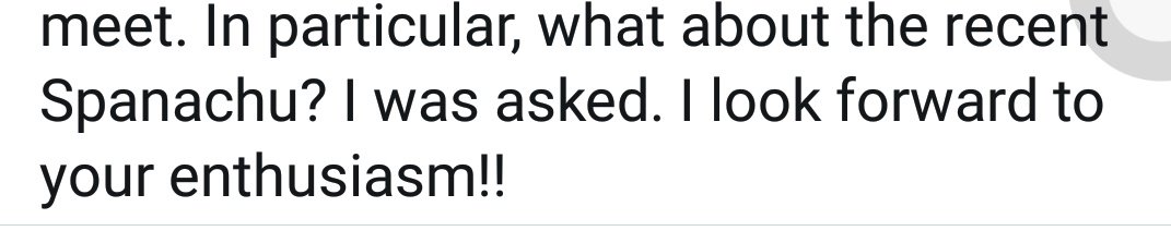 red_seventh's tweet photo. @HollyConTokyo ok but real question @HollyConTokyo @mishacollins what's a Spanachu #TranslatorFails https://t.co/HN7nqBBJjN