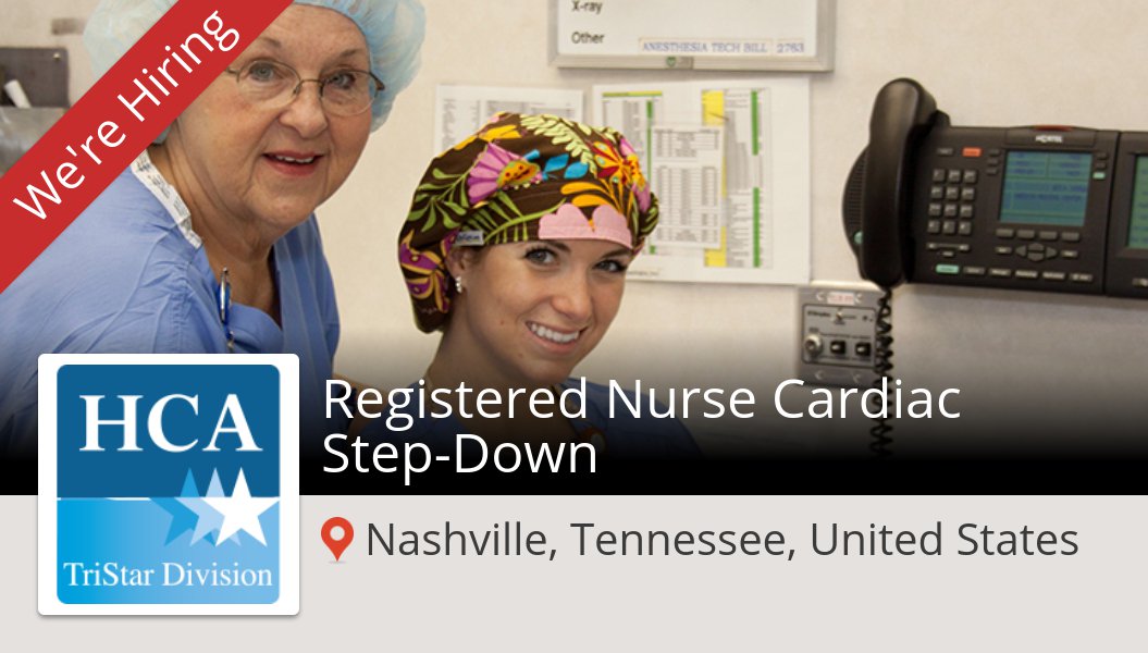 TriStar_Jobs's tweet photo. Apply now to work for #HCATriStarDivisionCareers as Registered #Nurse #Cardiac Step-Down! (#Nashville) #job https://t.co/FTpvZ1oEyO #WeAreTriStar https://t.co/1f7O6Iy4O1
