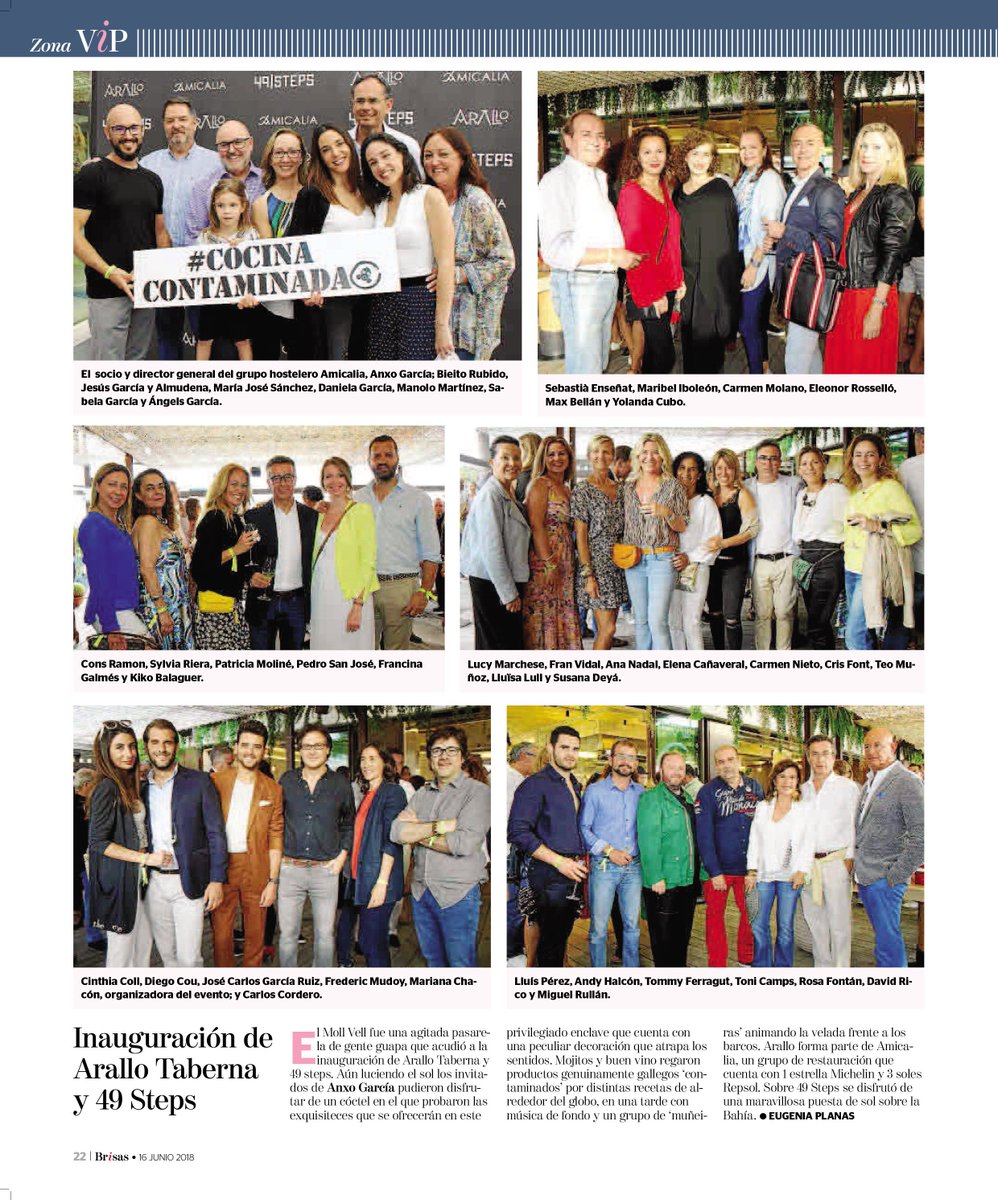 AralloTaberna's tweet photo. ¡La apertura de #AralloMallorca está en boca de todos! 🤘🔥 @diariomallorca @UHmallorca y @MM_Mallorca se han hecho eco de la llegada a #Palma de nuestra #CocinaContaminada y de @49StepsMallorca https://t.co/zWQjY6eMlE