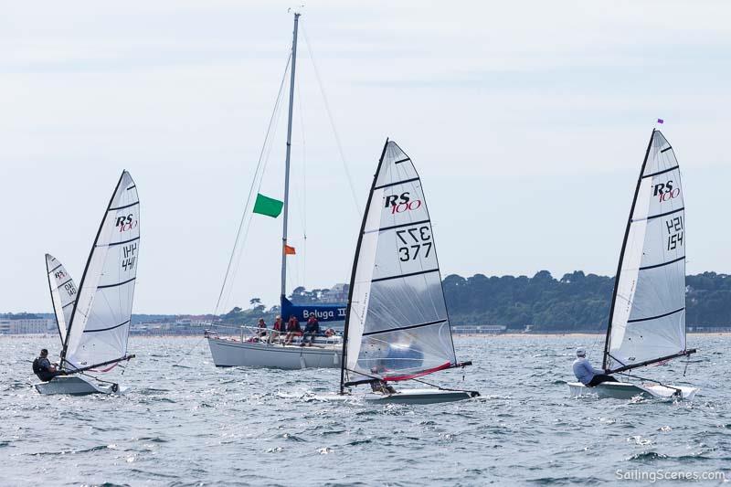 RS100s during the Rooster RS Summer Championship at Parkstone YC <a href="/Rooster_Kit/">Rooster</a> <a href="/rs100sailing/">RS100 Sailing</a> yachtsandyachting.com/news/206929