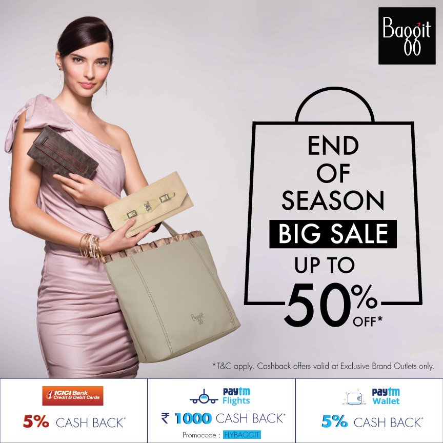 DLFMoI's tweet photo. More is always better!
Avail Up to 50% off with exciting cashback offers on shopping at Baggit Store at #DLFMallofIndia and on https://t.co/Bg2mHy3wR4.
#DestinationMall #NCR https://t.co/w87ksKWL8G