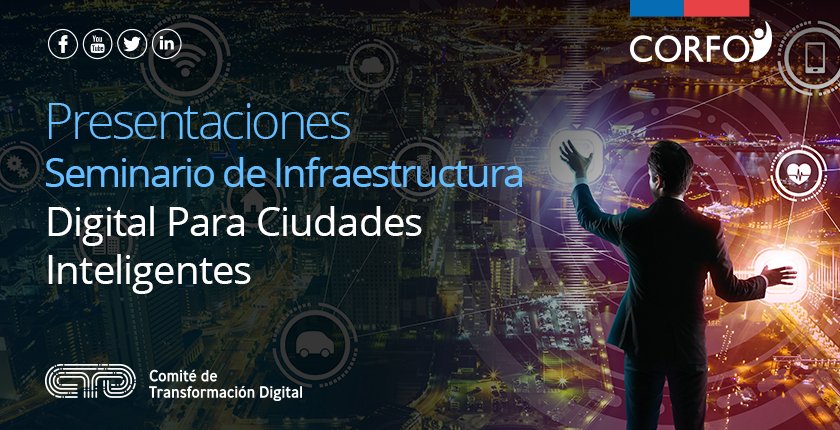 Transforma_CL's tweet photo. En nuestro sitio podrás encontrar las presentaciones de apoyo del Seminario #CiudadInteligenteCL. Todo sobre infraestructura, tecnología y uso inteligente de los recursos de la ciudad 👉 https://t.co/V0g5eiuk5T 🚌🏙️📶 https://t.co/j0XRwUNITD