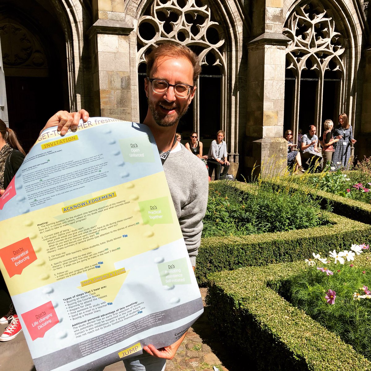 Oase's tweet photo. presented my pilot project studycounselling at the European First Year Experience #efye2018 #utrecht #studyadvisor #uu https://t.co/RMPtf0u4jg