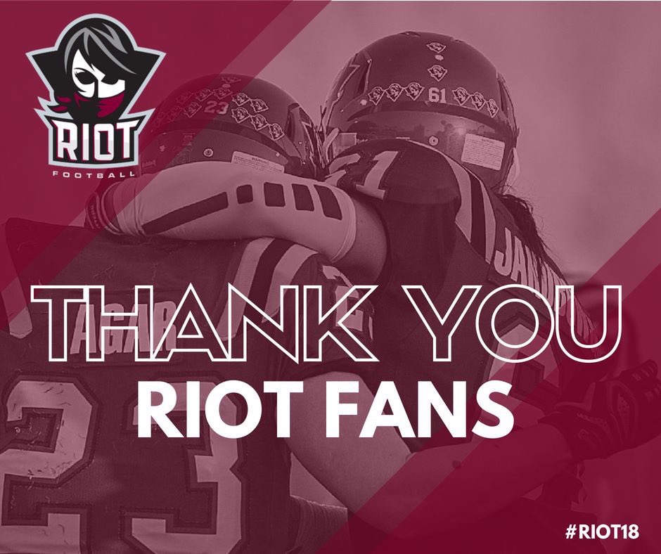 ReginaRiot's tweet photo. Thanks #ReginaRiot fans! Your support this season has been unbelievable!You've been with us through all of our ups and downs, our adversity and triumph, and you've supported us through all of it! Once again you've showed us each and every week what it means to be #likeariot fan! https://t.co/V8czCUli3W