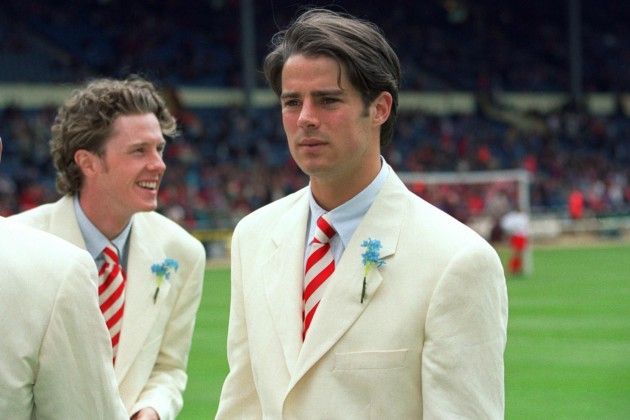  Happy 45th birthday Jamie Redknapp and congratulations on making this look good....sort of 