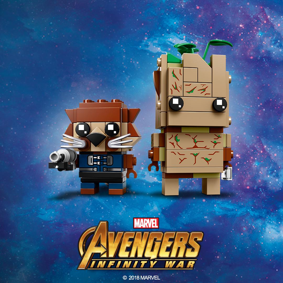 #LEGO #BrickHeadz Rocket &amp; Groot: Erstes Bild zusammengebaut.com/lego-brickhead…