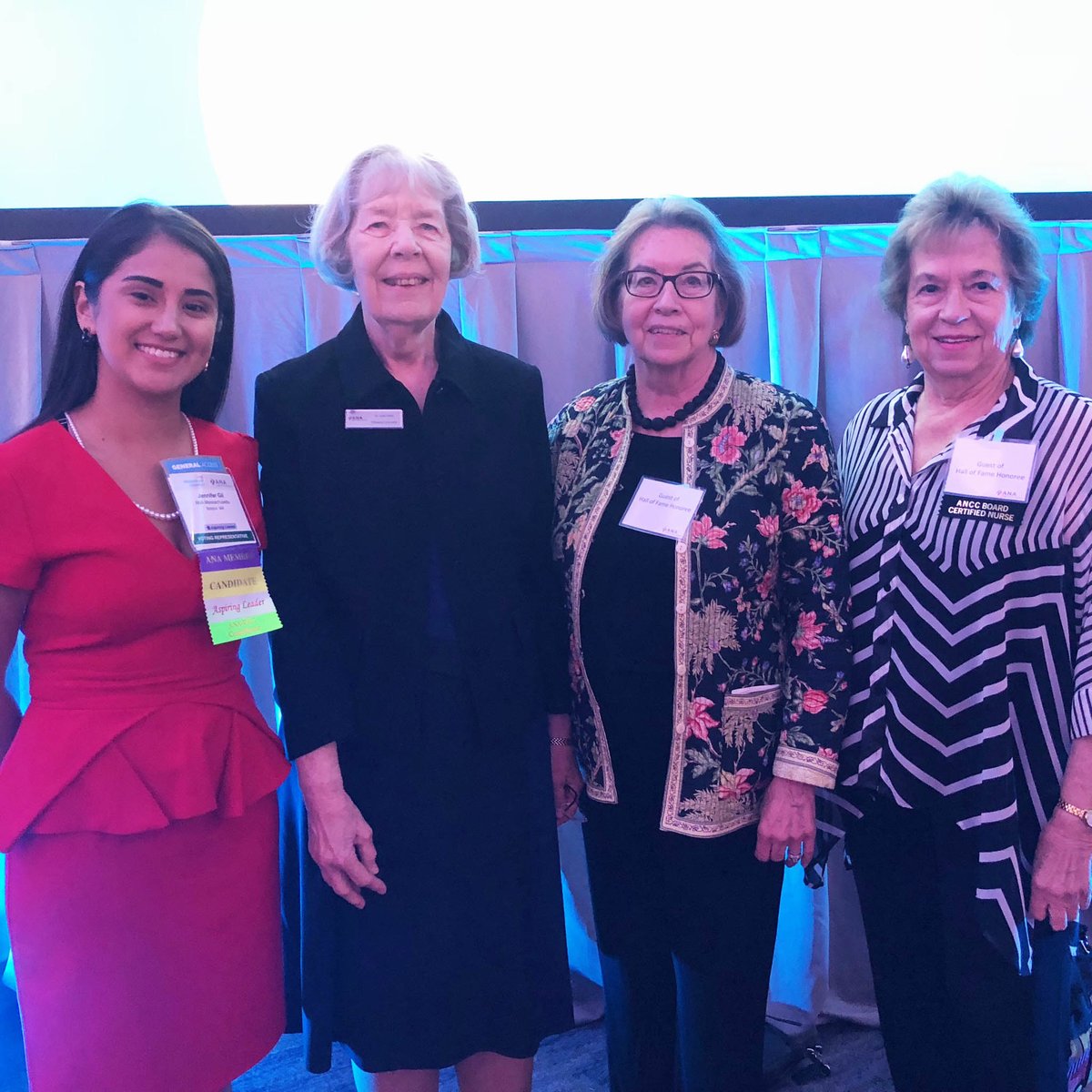 panurses's tweet photo. @ANANursingWorld @VUNursing Interim Dean Dr. Lesley Perry spoke on behalf of the late #DeanFitzpatrick who was posthumously inducted into the ANA Hall of Fame. PSNA was proud to nominate Dr. M. Louise Fitzpatrick for this well-deserved honor. https://t.co/xwr1FliUVM