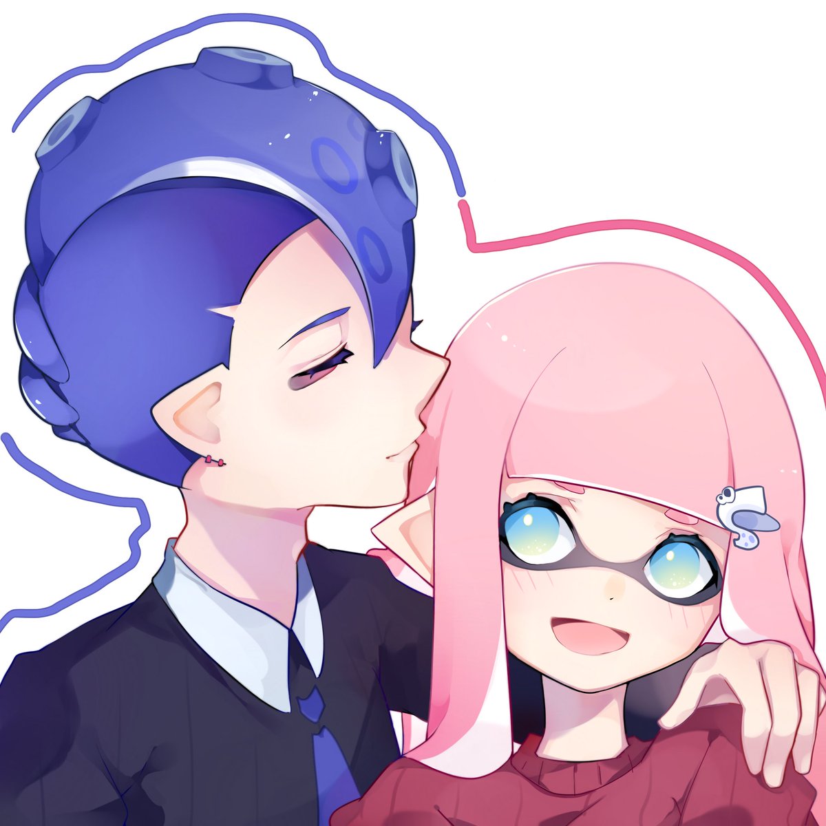 ろをる On Twitter Couple スプラトゥーン2 フリーアイコン