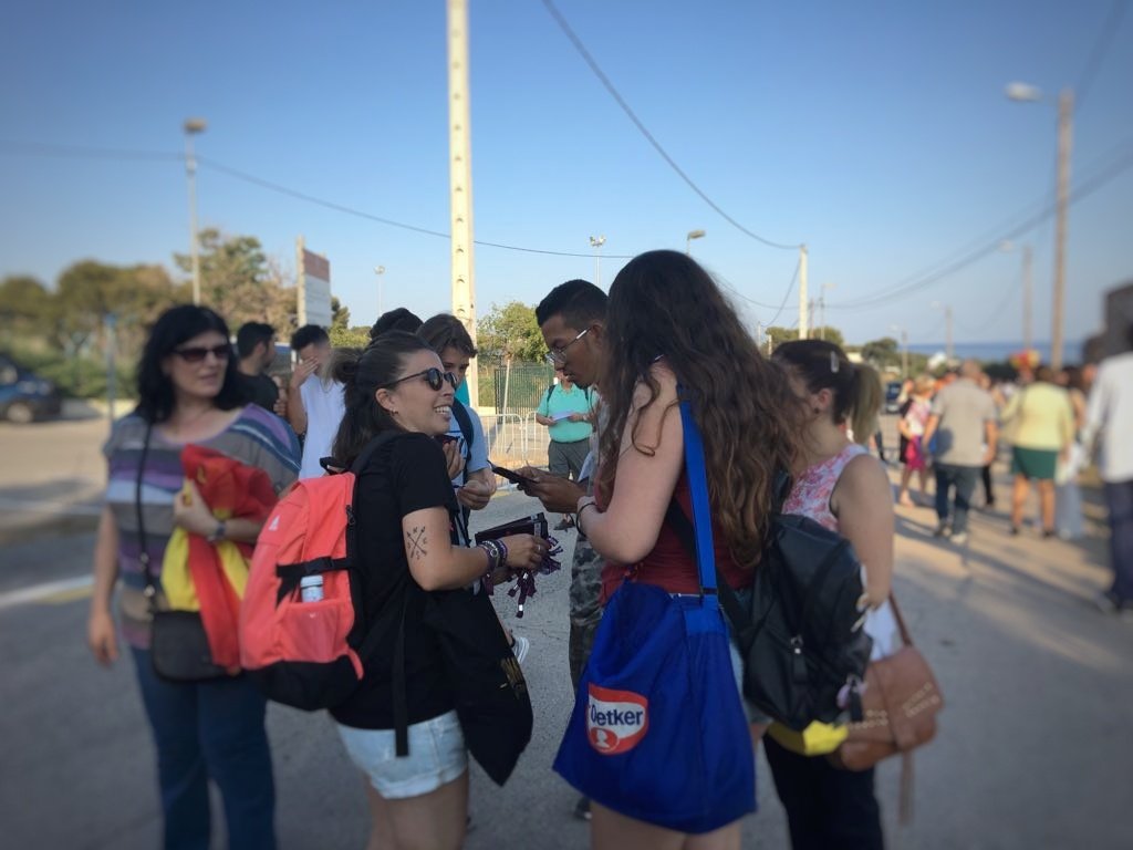 Seguim treballant amb la campanya #respectamtgn als Jocs del Mediterrani #respectam #respectamtgn