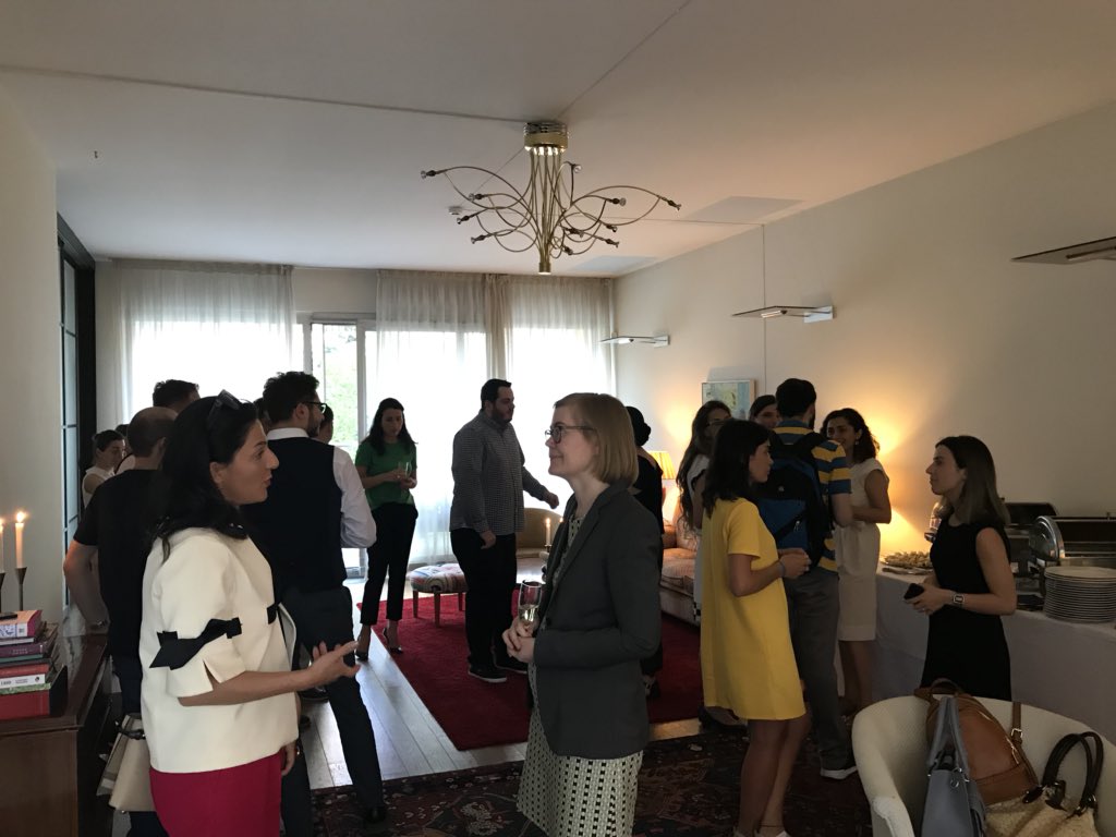 SwedeninGE's tweet photo. We wish good luck to 50 Georgian @Si scholarship holders for studies in #Sweden at #PreDepartureorientation and reception! Thank you #Si alumni board members 4 sharing your experience 2day! https://t.co/Sdn8y9iB3y