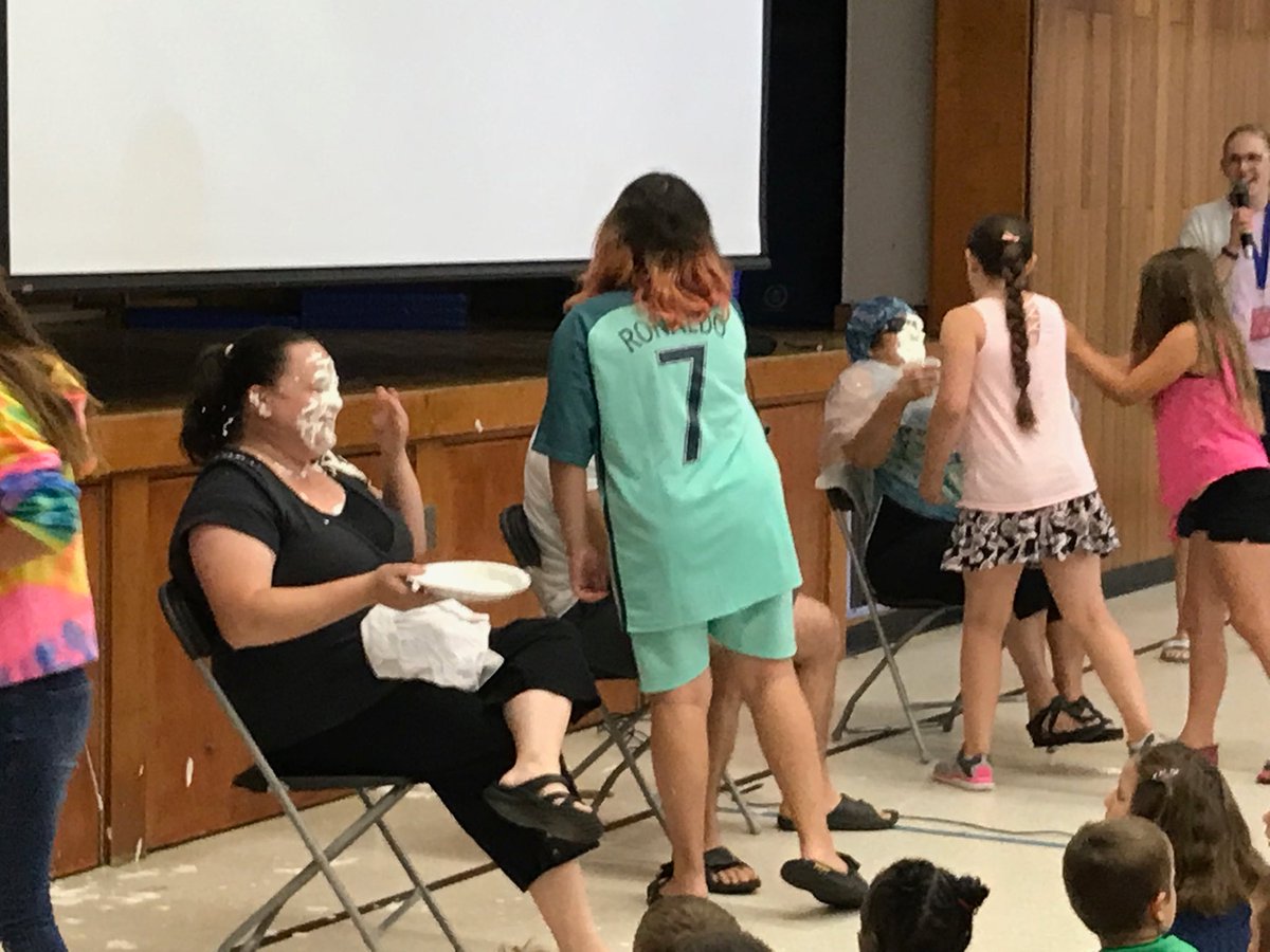 StMichaelAngels's tweet photo. Nothing like a pie in the face for 3 of our favourite teachers! #yearendassembly #studentvoice #missiondayfundraiser https://t.co/4maynXn3h9