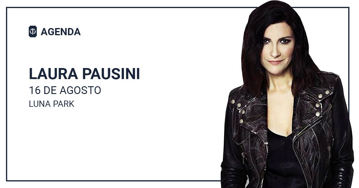 topsifytrends's tweet photo. Llegó la hora, @LauraPausini viene a presentar su último álbum #haztesentir al Luna Park
 📆 16 de Agosto
📍@stadiumlunapark
🎫 Conseguí tus #Entradas en https://t.co/yE7YXU7mpX
#AgendaTopsifyTrends #LauraPausini #LunaPark #FattiSentire https://t.co/81oIaMJ15q