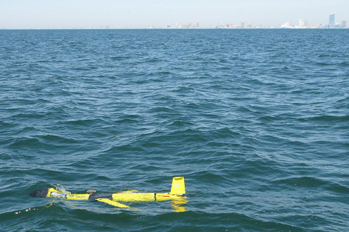 TeledyneMarine's tweet photo. #WebbResearch #SlocumGlider helps scientists @Rutgers_cool investigate #oceanacidification https://t.co/2zn8d48p12 https://t.co/MSonjx2sAS