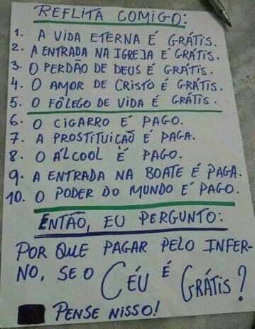 reginaldocb's tweet image. Só pra refletir