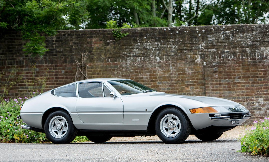 torquespeak's tweet photo. Currently on the market: two Ferraris formerly owned by Labour peer Eric Miller. He always ordered from the factory in silver with bright red leather. 
500 Superfast at DK https://t.co/T0kPuzvgpw
365 GTB4 Daytona at Bonhams https://t.co/9uMqovH67j https://t.co/3Ade2VeqoL