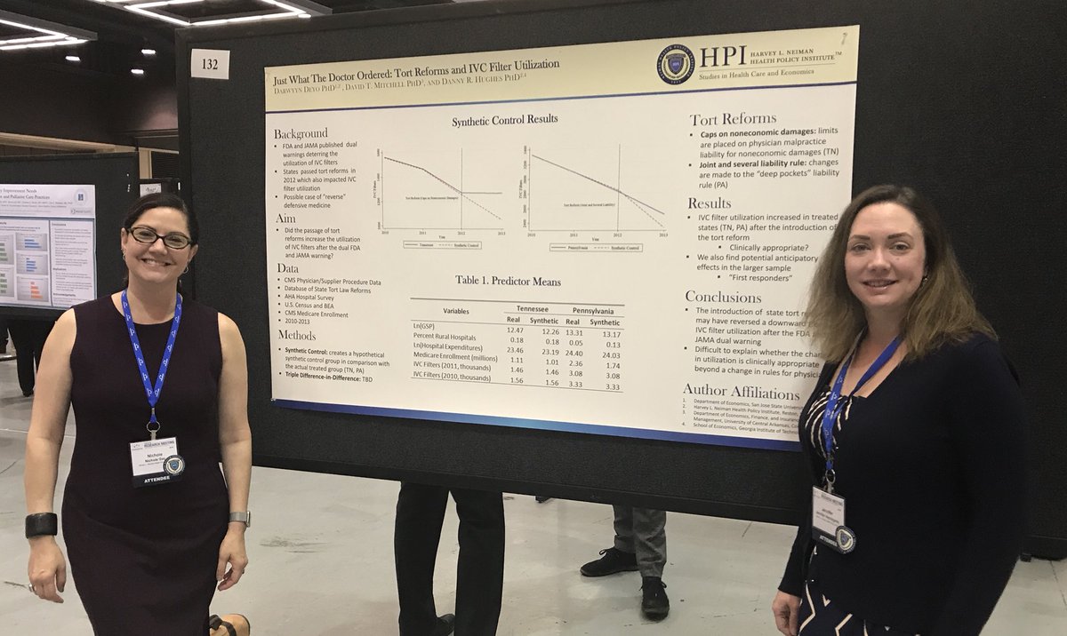 NeimanHPI's tweet image. The #NeimanHPI poster session started at 8AM in B-132. Come see us!  #ivcfilter #tortreform #ARM18 @AcademyHealth @darwyyndeyo