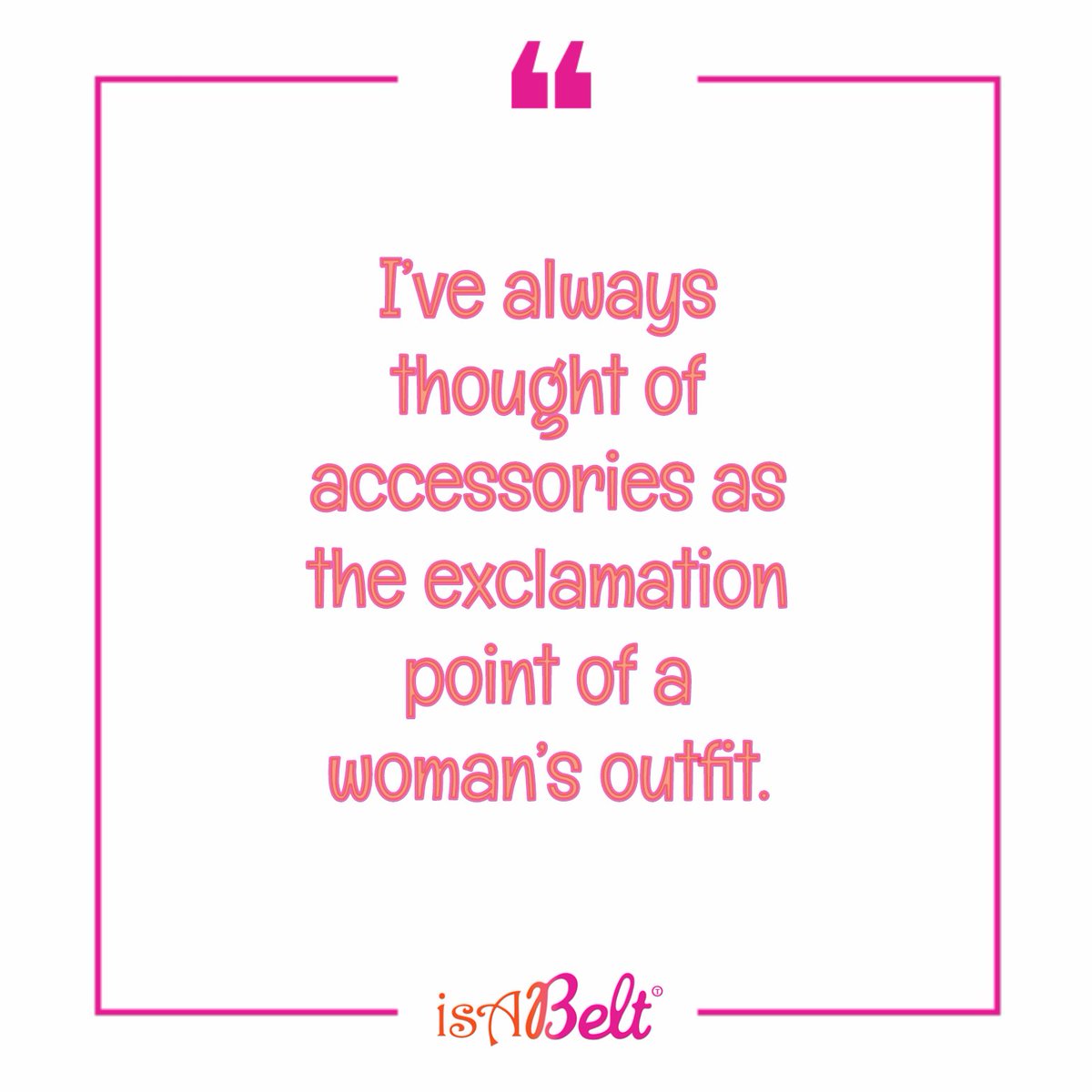 IsabeltOriginal's tweet photo. I’ve always thought of accessories as the exclamation point of a woman’s outfit. — Michael Kors

#michaelkors #mondaymotivation #qotd #quoteoftheday #isabelt #isawallet #flatbelts #invisiblebelts #original #accessories #clearbelt #nobulk #musthave #magneticclasp #adjustable https://t.co/JAAivsmgoG