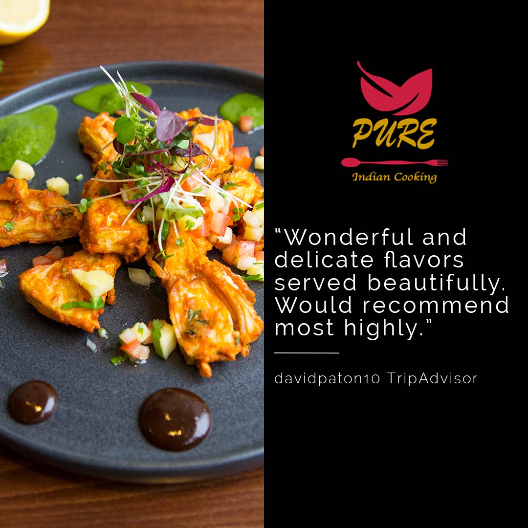 PureCooking's tweet photo. Starting off the new week with another amazing review of Pure Indian Cooking. Try it for yourself this week and book a table here 👇
https://t.co/cK4ALS7VgU
#PureIndianCooking #London https://t.co/iG6BQpr6RW