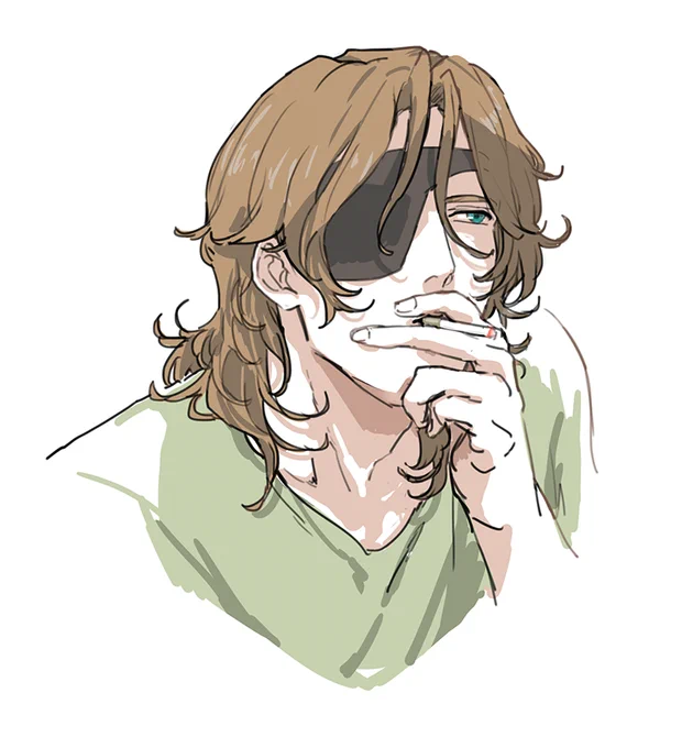 煙草吸うニール(事実無根)が描いてみたかっただけの落書き 