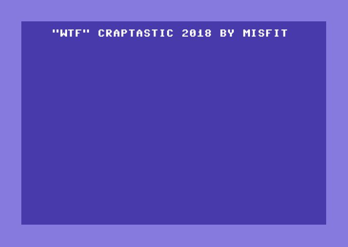 RetroMisfit's tweet image. Final touch.. an amazing title screen with special effects #craptastic #c64 #outofmemory