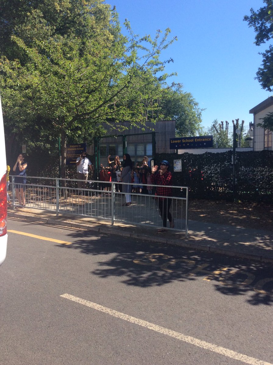 AlbemarleSchool's tweet photo. Year 6 at the start of their residential trip this week! They are all looking forward to a fantastic week! #millrythe https://t.co/ks8lFZrSHT