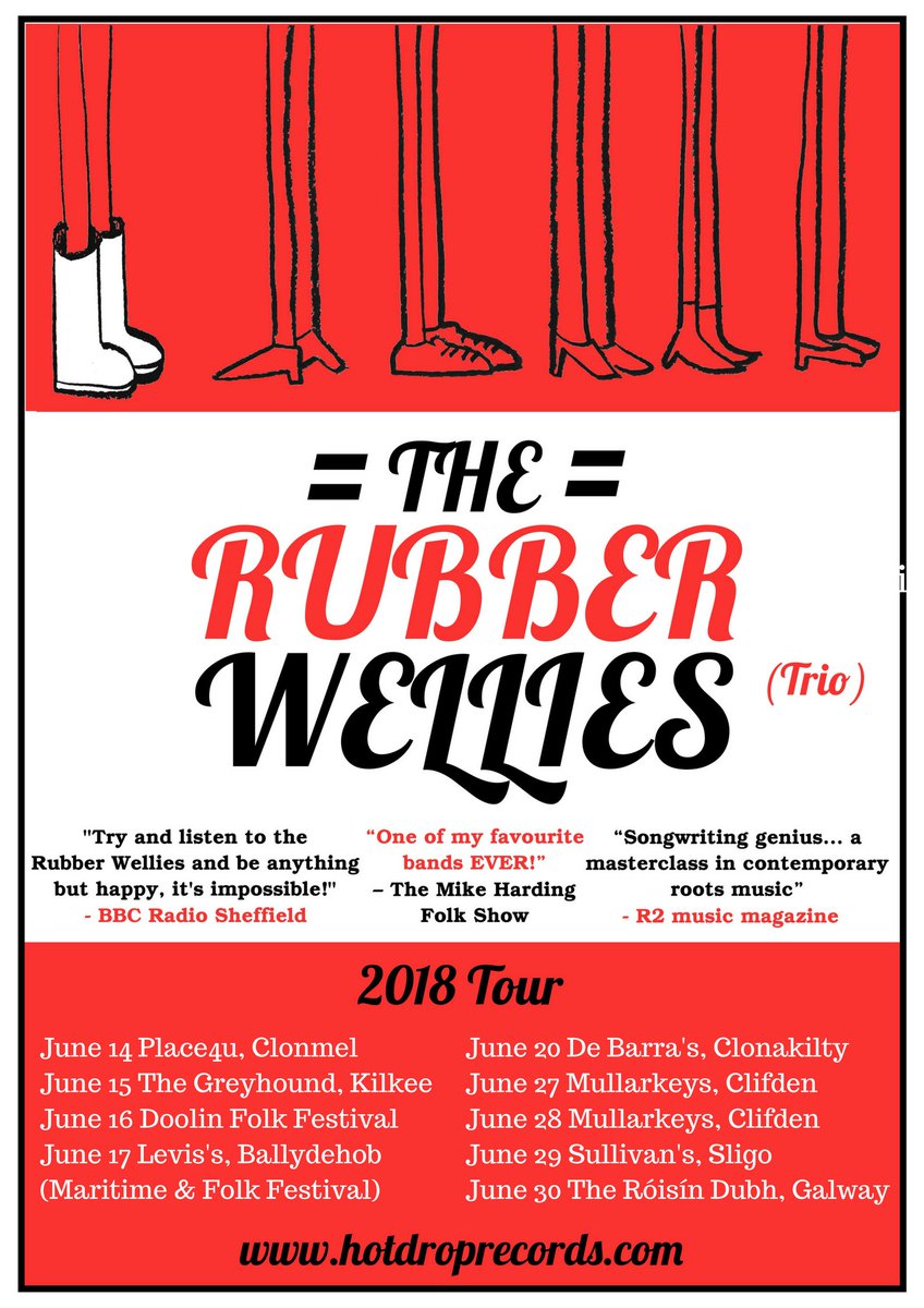 RubberWellies's tweet image. Looking forward to the last few gigs of this Irish run. Hope the good weather lasts!! Thanks to everyone who has made it so special x
#livemusic #therubberwellies #galway #clifden #Sligo