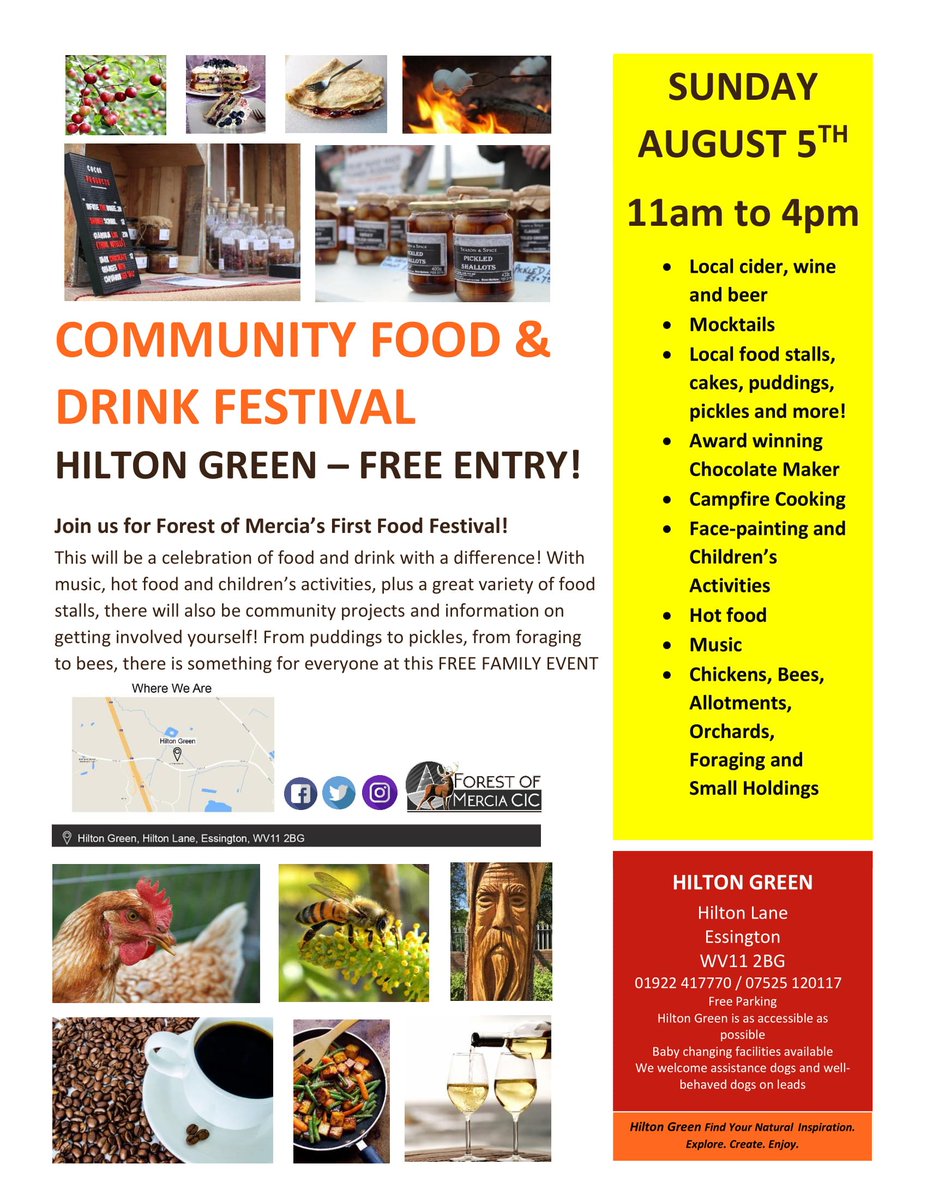 Community Food and Drink Festival at Hilton Green. #Localproducers, #wine, #cider, #beer, award winning #chocolatemaker, #facepainting and children’s activities! Join us for this #Free Family Event on Sunday August 5th. Like and Share! #foodfestivals #summer #familytime