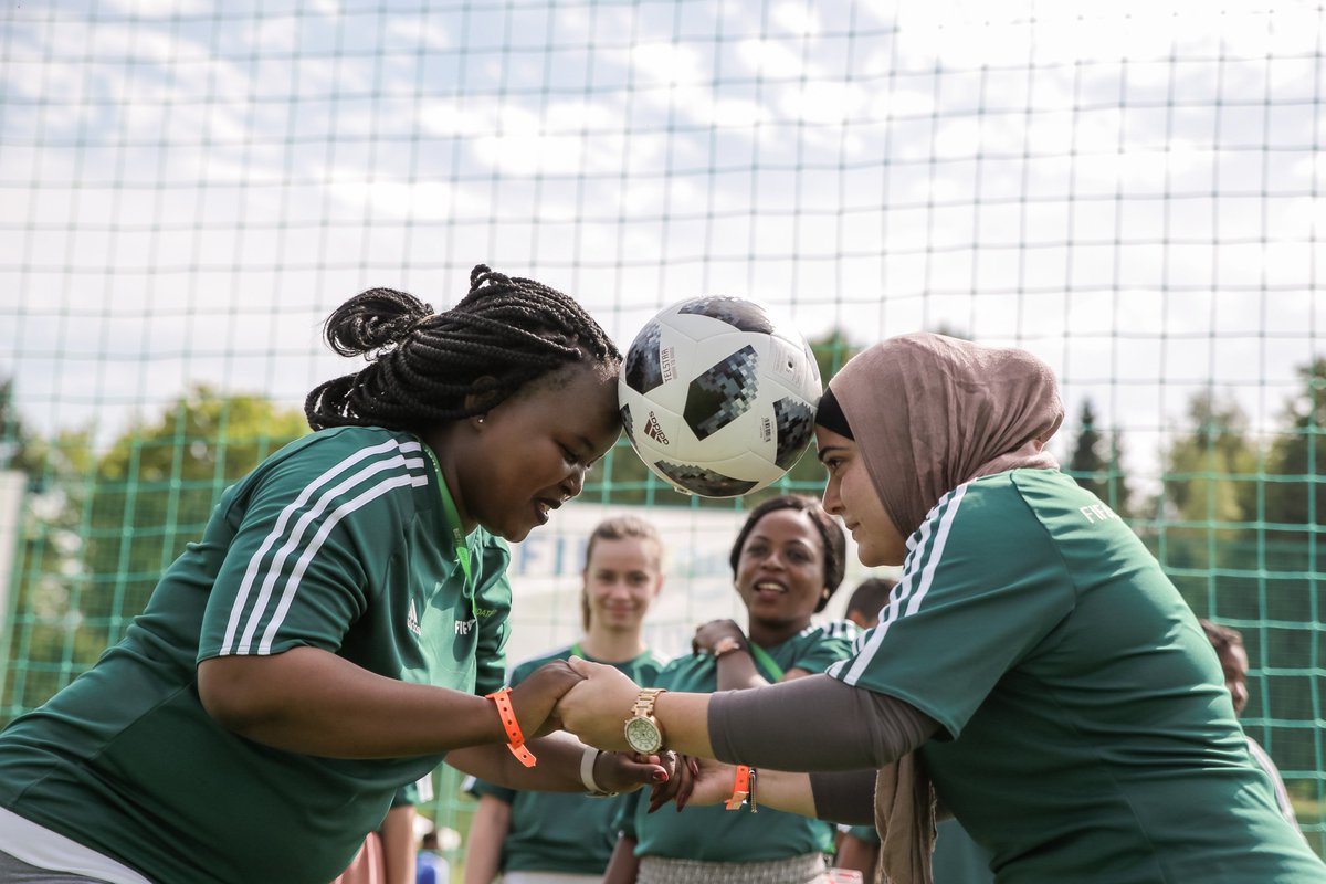 FIFAcom's tweet photo. The FIFA Foundation Festival has been taking place in Moscow, and we now have a new member of the FIFA social media family! 🤗

Give the FIFA Foundation a follow over on Instagram 🙌

👉 https://t.co/x5E4AqHsRn https://t.co/lQ1qBnAQOt