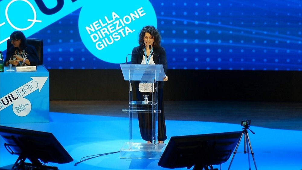 Intervento di Lucia Grossi - <a href="/UilTemp/">UILTemp</a> -  al #CongressoUIL2018 ➡️bit.ly/2KamJcR