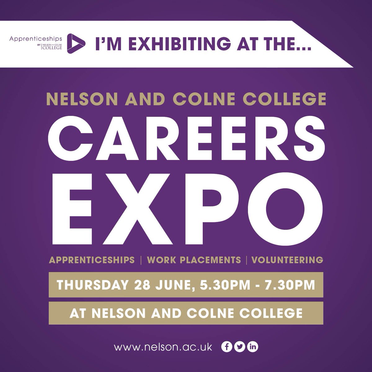 HAPPY MONDAY! 
Don't forget, we will be at the @NCCapprentice Careers Expo this Thursday.  If you will be there, come and visit some of our team from 5.30pm-7.30pm